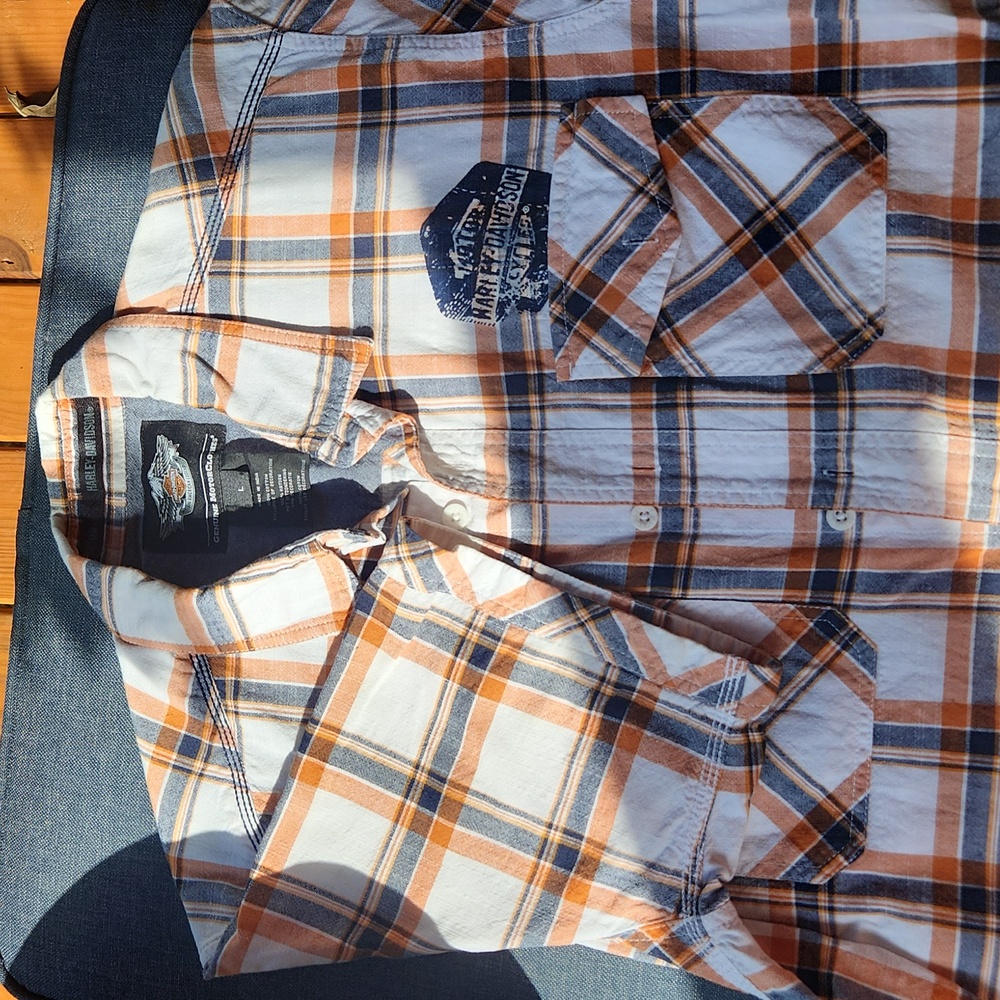 Harley Davidson Button Down - image 2